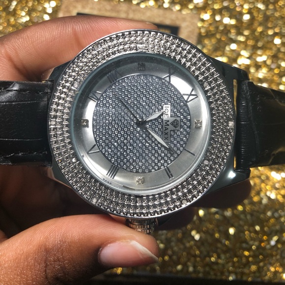 Genuine diamond watch for men, NOT CZ, Not moissanite, best gift for men, Real - Picture 3 of 5